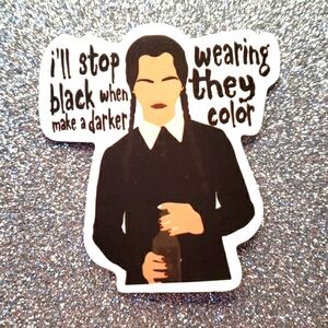 10/$10 ADDAMS FAMILY waterproof sticker Wednesday